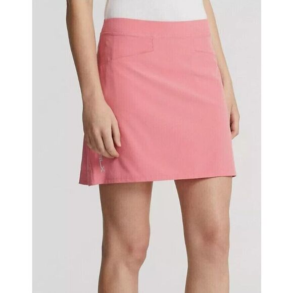 Ralph Lauren RLX Women's Sz S Pink Stretch Back Pleated AIM 17" Golf Skort - Picture 11 of 12